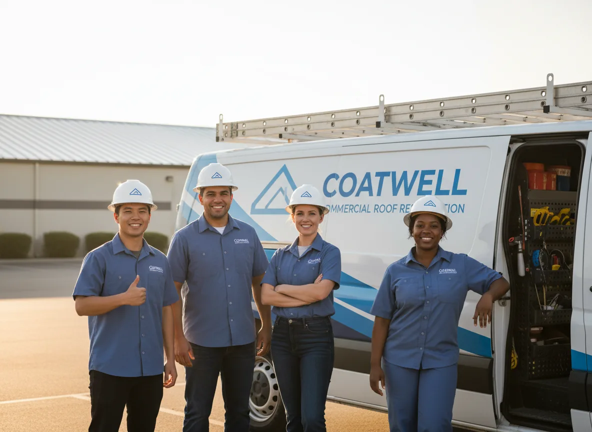 Commercial roof coating company in Fultonham, OH